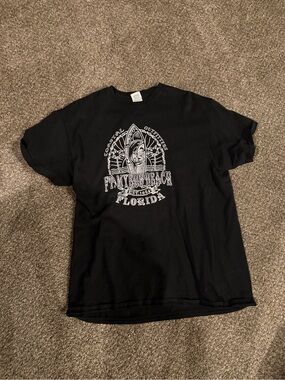 Black Graphic Florida Surf T-Shirt